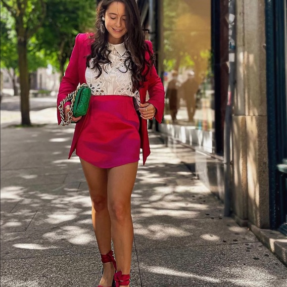 Zara satin effect skirt - Picture 4 of 16